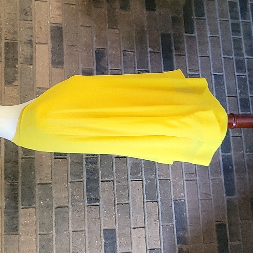 Zara Vneck, sunflower yellow blouse, size L - Picture 3 of 14